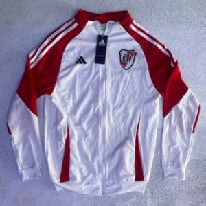 CAMPERA RIVER PLATE 2025 PREMIUM (BLANCA/ROJA)