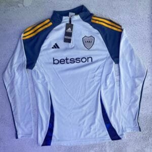 BUZO BOCA JUNIORS 2025 PREMIUM (BLANCO)