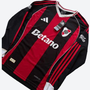camiseta alternativa river plate manga larga