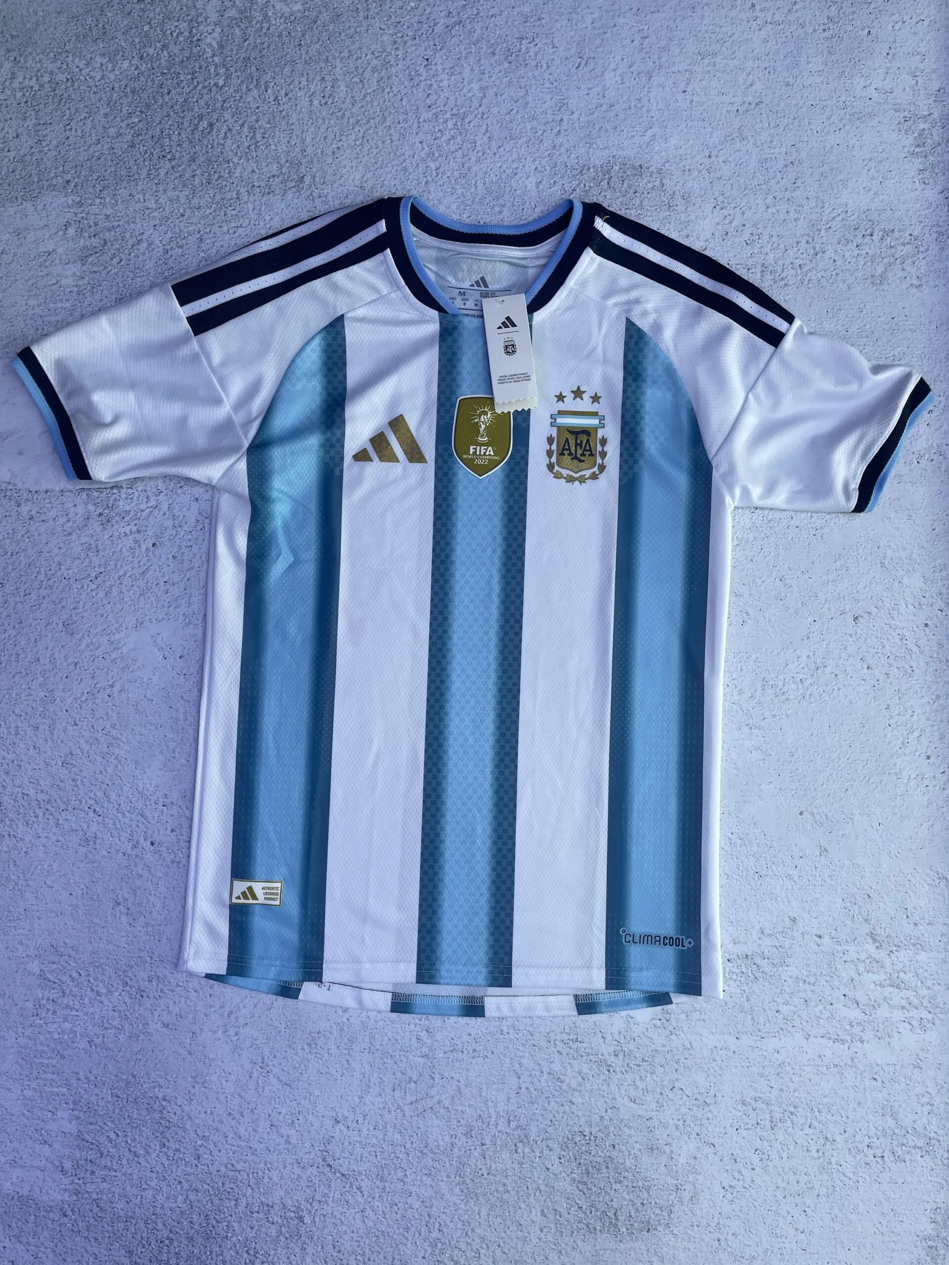 CAMISETA SELECCIÓN ARGENTINA TITULAR 3 ESTRELLAS (IMPORTADA)