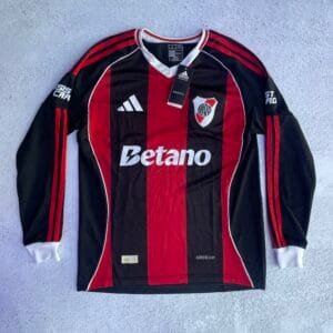 CAMISETA ALTERNATIVA RIVER PLATE 2025/26 MANGA LARGA ADIDAS