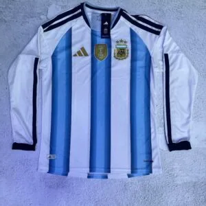 CAMISETA MANGA LARGA SELECCIÓN ARGENTINA 2026 (CELESTE Y BLANCO)