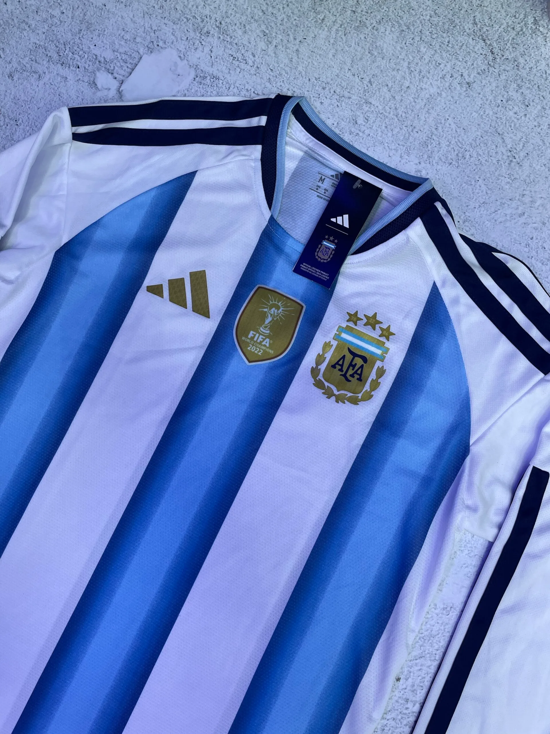 CAMISETA MANGA LARGA SELECCIÓN ARGENTINA 2026 (CELESTE Y BLANCO) - Image 2